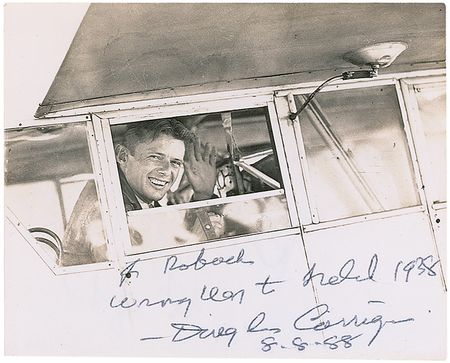 Lot #505 Douglas ‘Wrong Way’ Corrigan Signed Photographs - Image 2