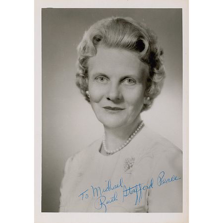 Lot #648 Norman Vincent and Ruth Stafford Peale Signed Photographs - Image 2