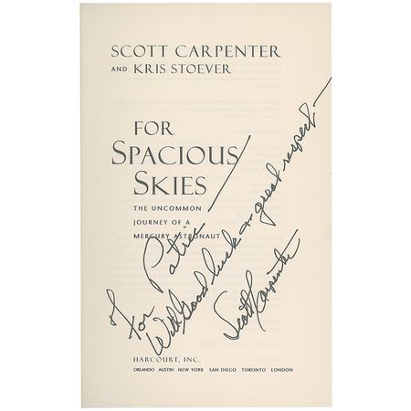 Lot #491 Scott Carpenter - Image 1
