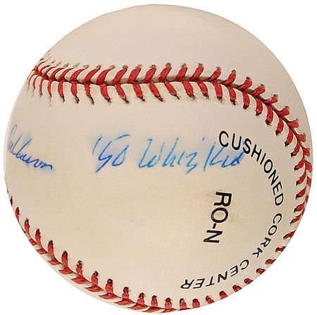 Lot #1470 Richie Ashburn Baseball - Image 2