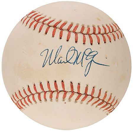 Lot #1566 Mark McGwire and Roger Clemens Baseballs - Image 1