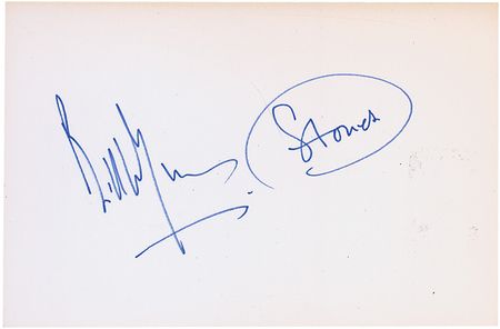Lot #1021 Rolling Stones: Wyman and Wood Signatures - Image 2