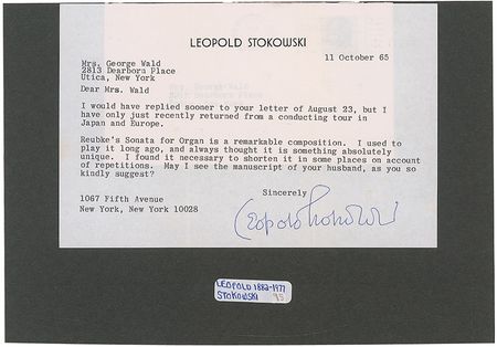 Lot #1026 Leopold Stokowski - Image 2