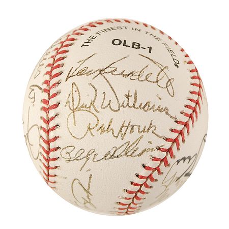 Lot #1477 Baseball Greats Baseball - Image 1