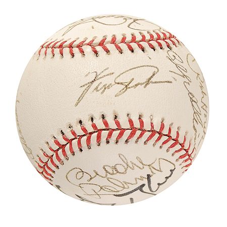 Lot #1477 Baseball Greats Baseball - Image 2