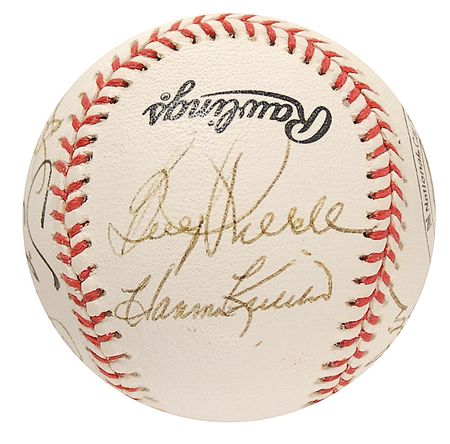 Lot #1477 Baseball Greats Baseball - Image 3
