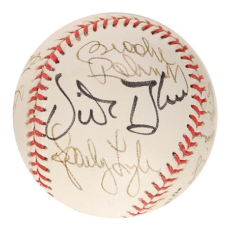 Lot #1477 Baseball Greats Baseball - Image 4