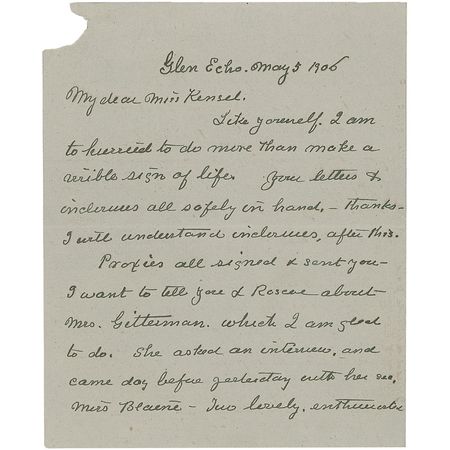 Lot #204 Clara Barton: Red Cross founder discusses first aid and her organization?s expansion - Image 1