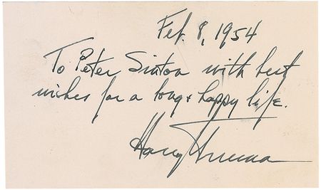 Lot #178 Harry S. Truman Group Lot - Image 2