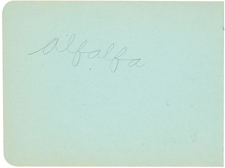 Lot #1115 Little Rascals: Porky?s personal autograph album from the Our Gang set including Spanky and Alfalfa - Image 2