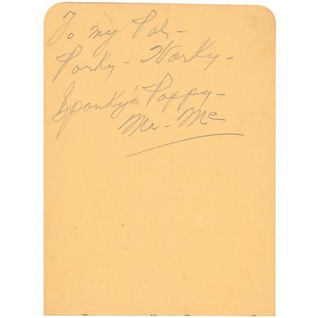 Lot #1115 Little Rascals: Porky?s personal autograph album from the Our Gang set including Spanky and Alfalfa - Image 5