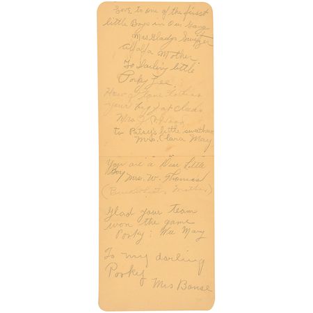 Lot #1115 Little Rascals: Porky?s personal autograph album from the Our Gang set including Spanky and Alfalfa - Image 6