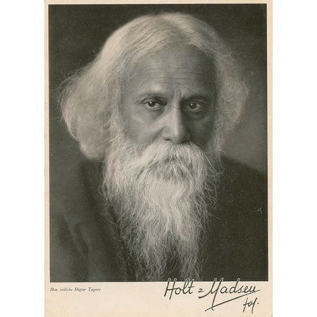 Lot #676 Rabindranath Tagore Signature - Image 2