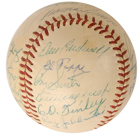 Lot #1478 Baseball Greats Baseball - Image 2