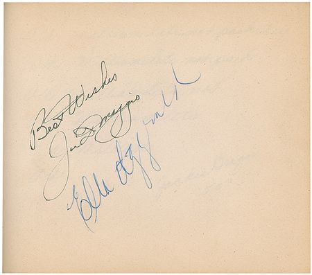 Lot #1507 Joe DiMaggio Autograph Album - Image 1