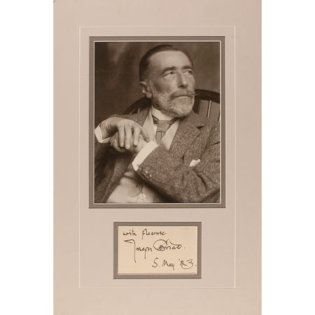 Lot #574 Joseph Conrad Signature - Image 1