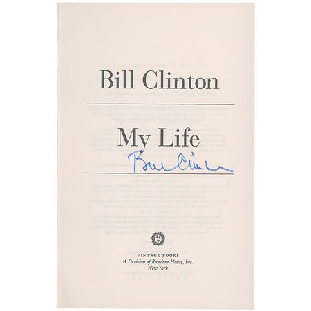 Lot #28 Bill Clinton Book