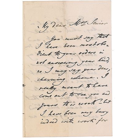 Lot #741 Joseph Joachim Handwritten Letter Signed - Image 1