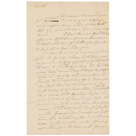 Lot #445 Horatio Nelson: On the brink of the Napoleanic Wars, Nelson tests his brother-in-law's revolutionary deep-water salvage equipment - Image 2