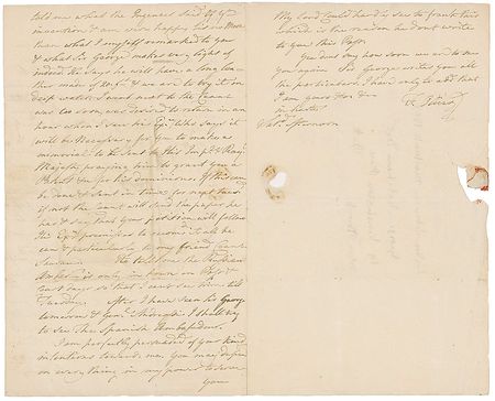 Lot #445 Horatio Nelson: On the brink of the Napoleanic Wars, Nelson tests his brother-in-law's revolutionary deep-water salvage equipment - Image 3