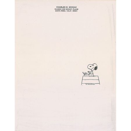 Lot #709 Charles Schulz Signed Photograph - Image 2