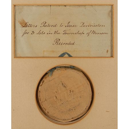 Lot #235 John Jay: Jay grants a large tract of land in New York - Image 2