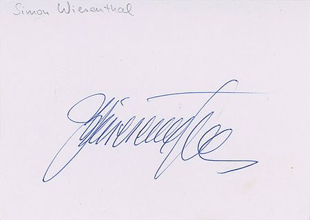 Lot #363 Simon Wiesenthal - Image 1