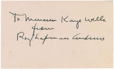 Lot #126 Roy Chapman Andrews - Image 1