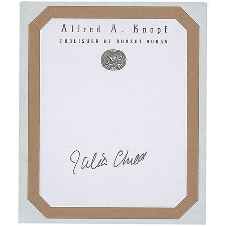 Lot #150 Julia Child Bookplate - Image 1