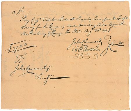 Lot #205 Oliver Ellsworth Signed Document - Image 4