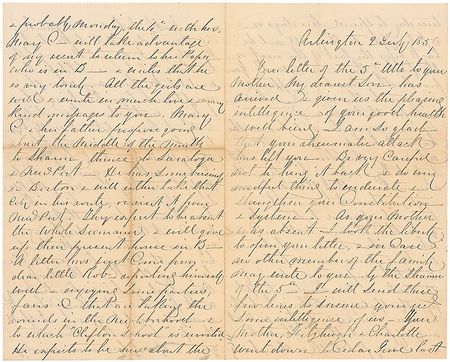 Lot #424 Robert E. Lee: ?The N. Y. [Tribune] has all asked me for my treatment of your Grand Fathers slaves (he has left me an unpleasant legacy), but I shall not reply? - Image 1