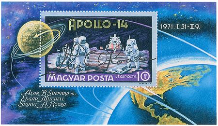 Lot #478 Apollo Astronauts Sieger Stamp Blocks - Image 2