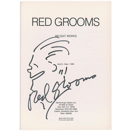 Lot #583 Red Grooms Exhibit Catalog - Image 1