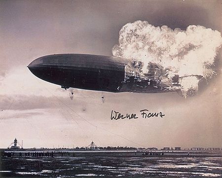 Lot #500 Hindenburg: Werner Franz Signed Photographs - Image 1