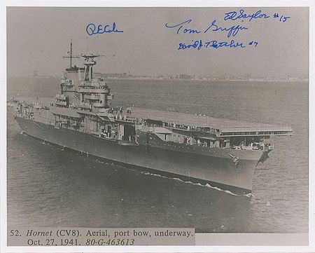 Lot #394 Doolittle?s Raiders Signed Photographs - Image 1