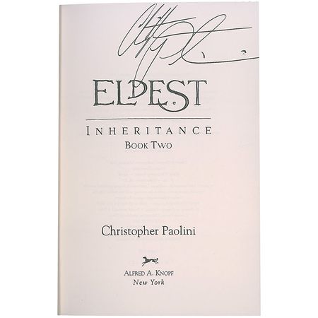 Lot #635 Christopher Paolini - Image 3