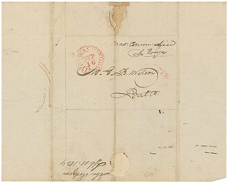 Lot #466 War of 1812: John Rodgers Handwritten Letter Signed - Image 2