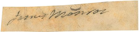 Lot #79 James Monroe Signature - Image 1