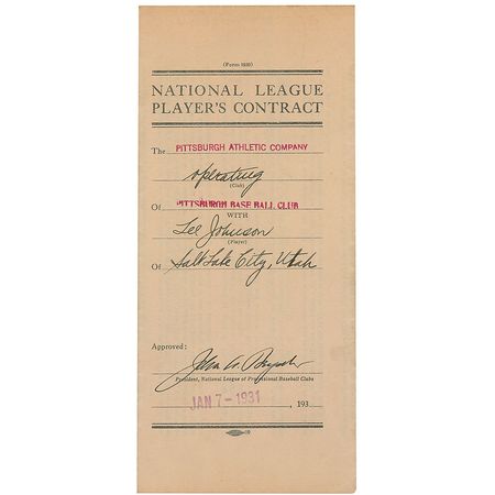 Lot #1391 John Heydler - Image 1
