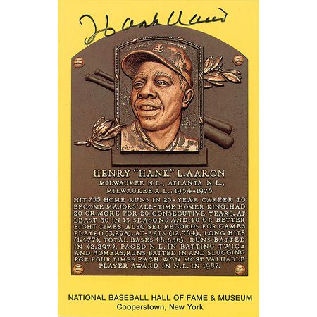 Lot #1550 Willie Mays and Hank Aaron Hall Of Fame Cards - Image 2