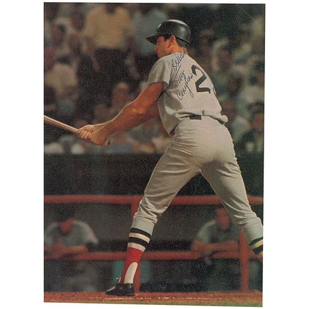 Lot #1483 Tony Conigliaro and Jackie Jensen Signed Photographs - Image 1