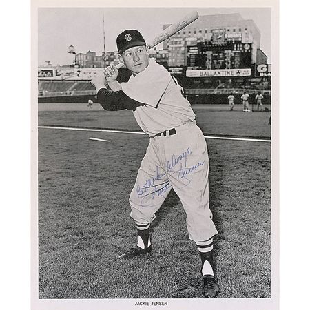 Lot #1483 Tony Conigliaro and Jackie Jensen Signed Photographs - Image 2