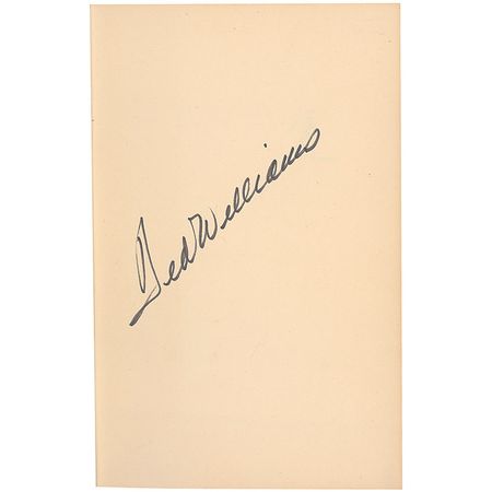 Lot #1600 Ted Williams Book - Image 1