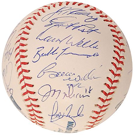 Lot #1425 NY Yankees Baseball - Image 1