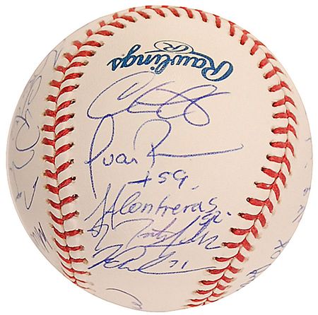 Lot #1425 NY Yankees Baseball - Image 2