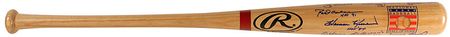 Lot #1430 Baseball Hall of Famers Baseball Bat - Image 1
