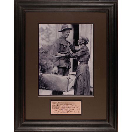 Lot #474 Sgt. Alvin C. York Check - Image 1