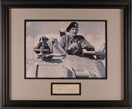 Lot #441 Montgomery of Alamein Signature - Image 1