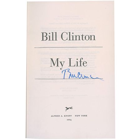 Lot #16 Bill Clinton Book