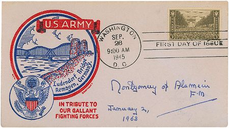 Lot #443 Mountbatten of Burma and Montgomery of Alamein First Day Covers - Image 1